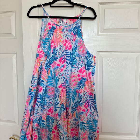 Lilly Pulitzer Dresses Lilly Pulitzer Pink And Blue Floral Summer